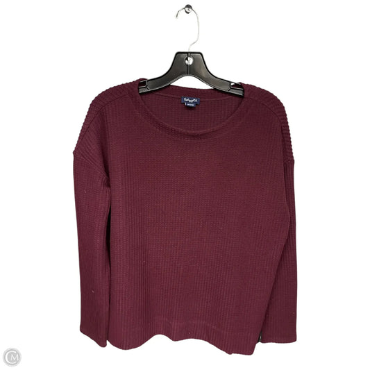Top Long Sleeve By Splendid In Purple, Size: S