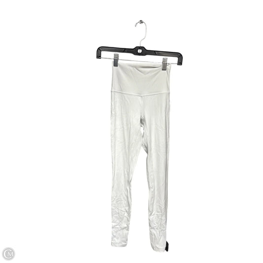 Athletic Leggings By Lululemon In White, Size: 2