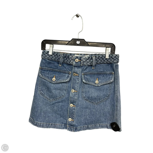 Skirt Mini & Short By Tularosa In Blue Denim, Size: 2