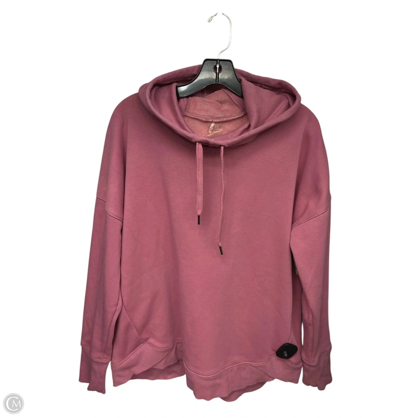 Athletic Sweatshirt Hoodie By Calia In Pink, Size: L
