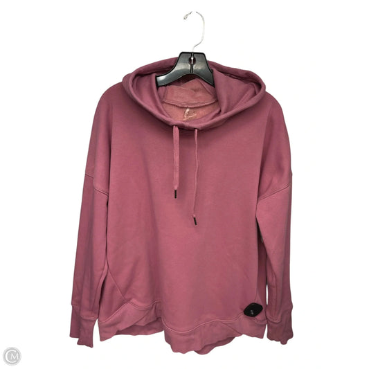 Athletic Sweatshirt Hoodie By Calia In Pink, Size: L