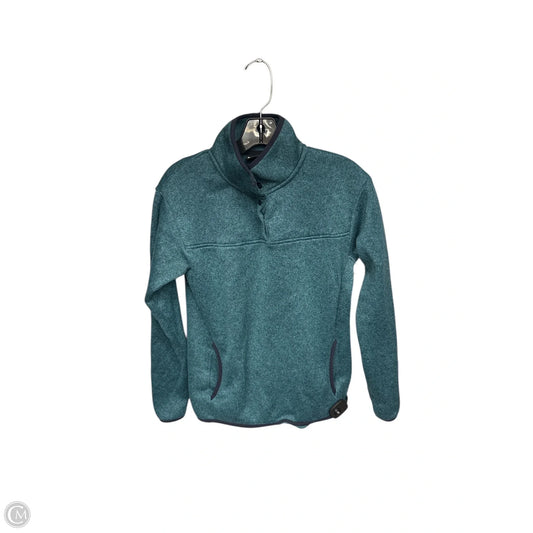 Athletic Jacket By Eddie Bauer In Teal, Size: S