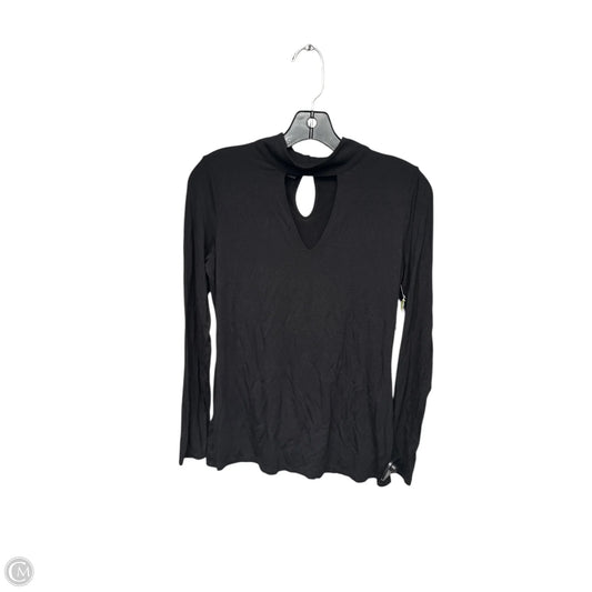 Top Long Sleeve By Inc In Black, Size: M
