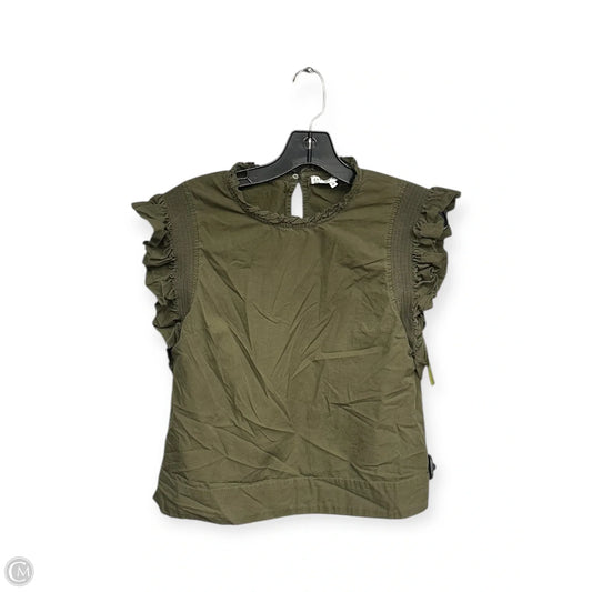 Top Sleeveless By English Factory In Green, Size: M
