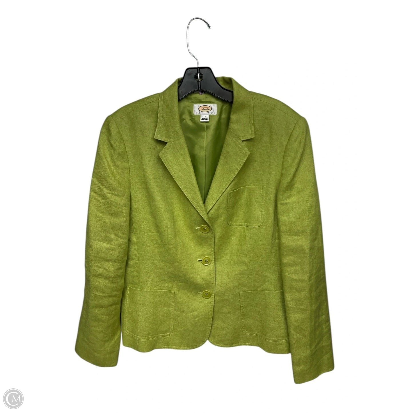 Blazer By Talbots In Green, Size: 12p
