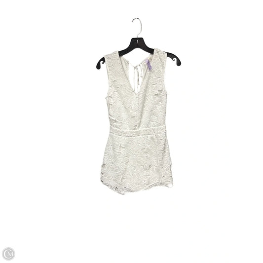 Romper By Alya In White, Size: S
