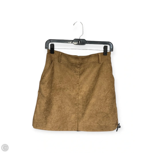 Skirt Mini & Short By Hollister In Brown, Size: S