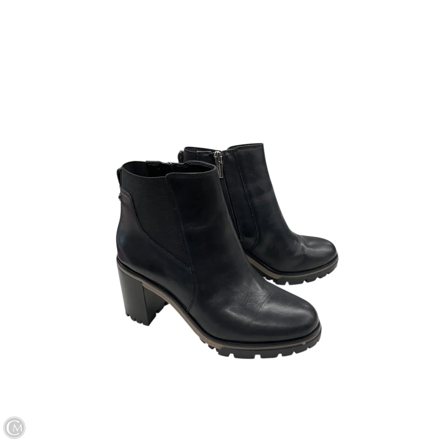 Boots Ankle Heels By Vince Camuto In Black, Size: 7.5