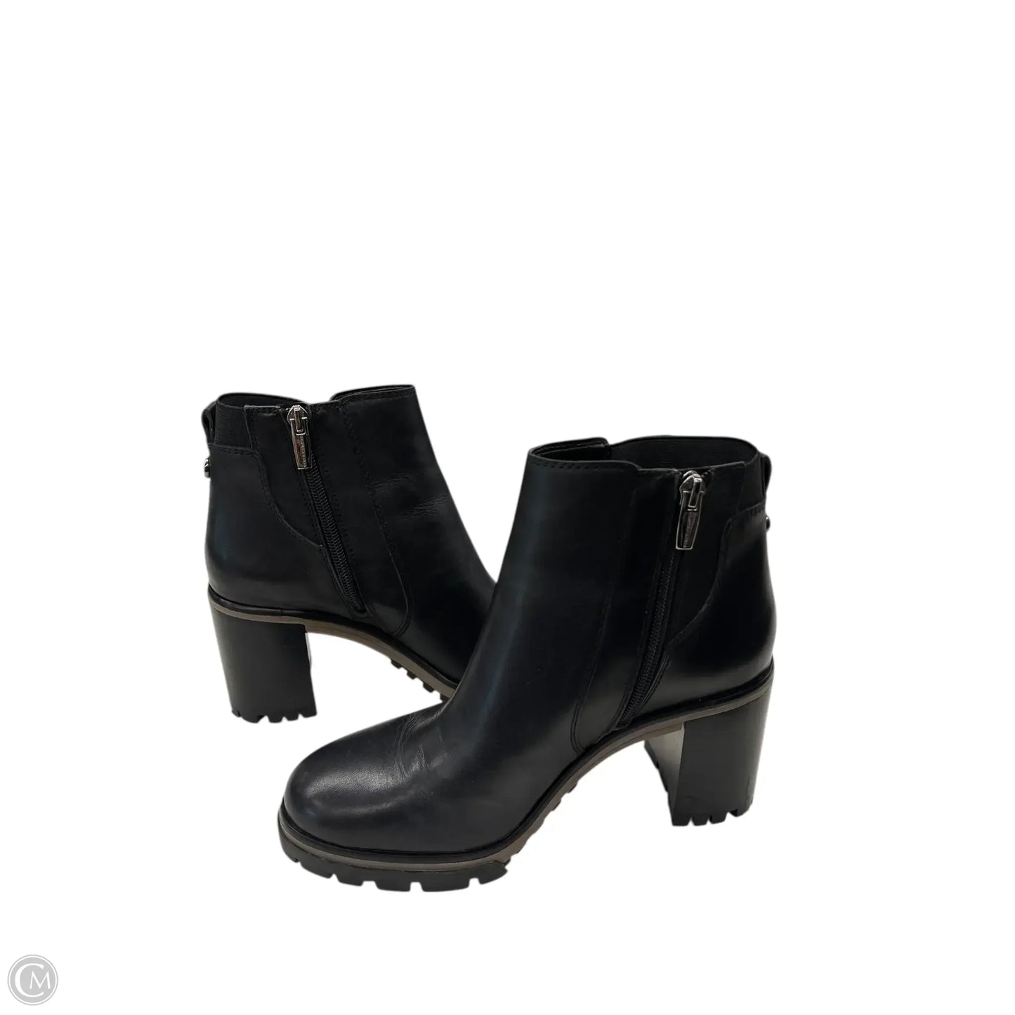 Boots Ankle Heels By Vince Camuto In Black, Size: 7.5