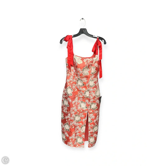 Dress Casual Midi By Lulus In Coral, Size: Xs