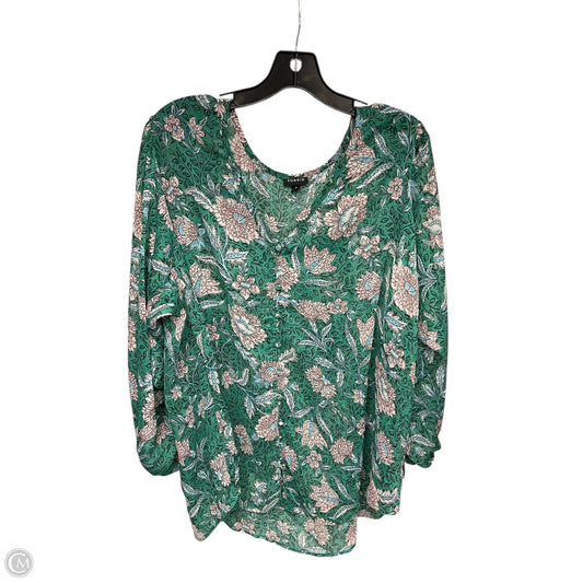 Top Long Sleeve By Torrid In Green, Size: 4x