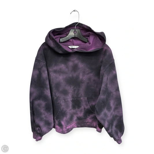 Athletic Sweatshirt Hoodie By Dsg Outerwear In Purple, Size: M