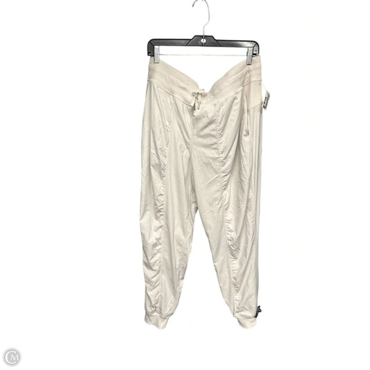 Athletic Pants By Lululemon In Ivory, Size: L
