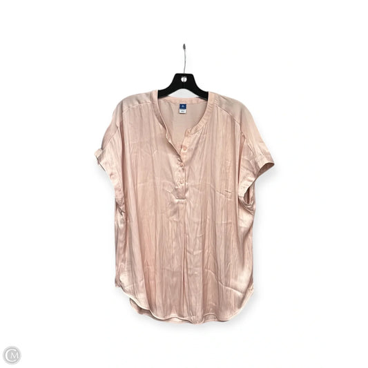 Top Short Sleeve By Old Navy In Pink, Size: Xl