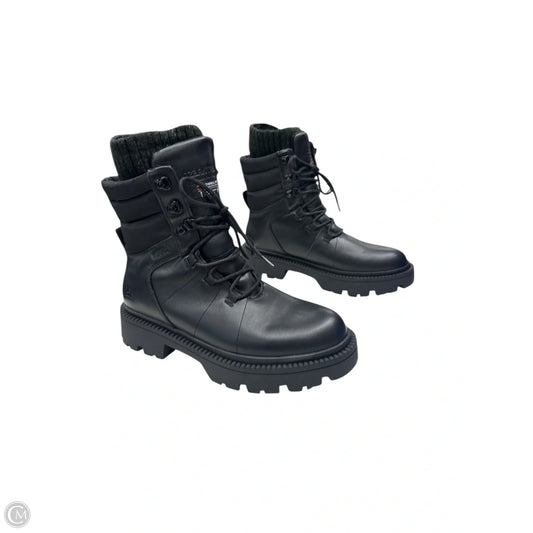 Boots Ankle Flats By Clothes Mentor In Black, Size: 9