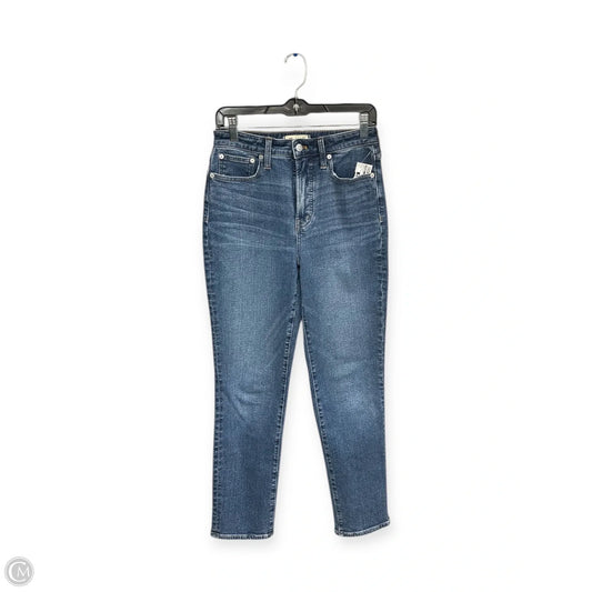 Jeans Straight By Madewell In Blue Denim, Size: 2