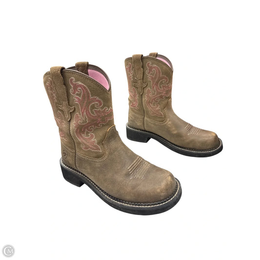 Boots Western By Ariat In Brown, Size: 7.5