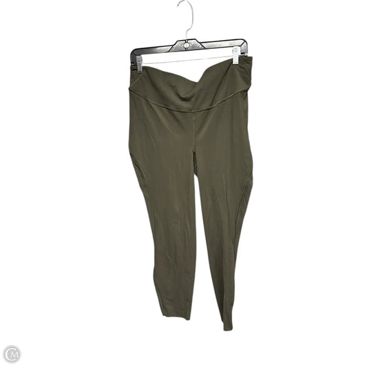 Athletic Leggings By Lululemon In Green, Size: 14