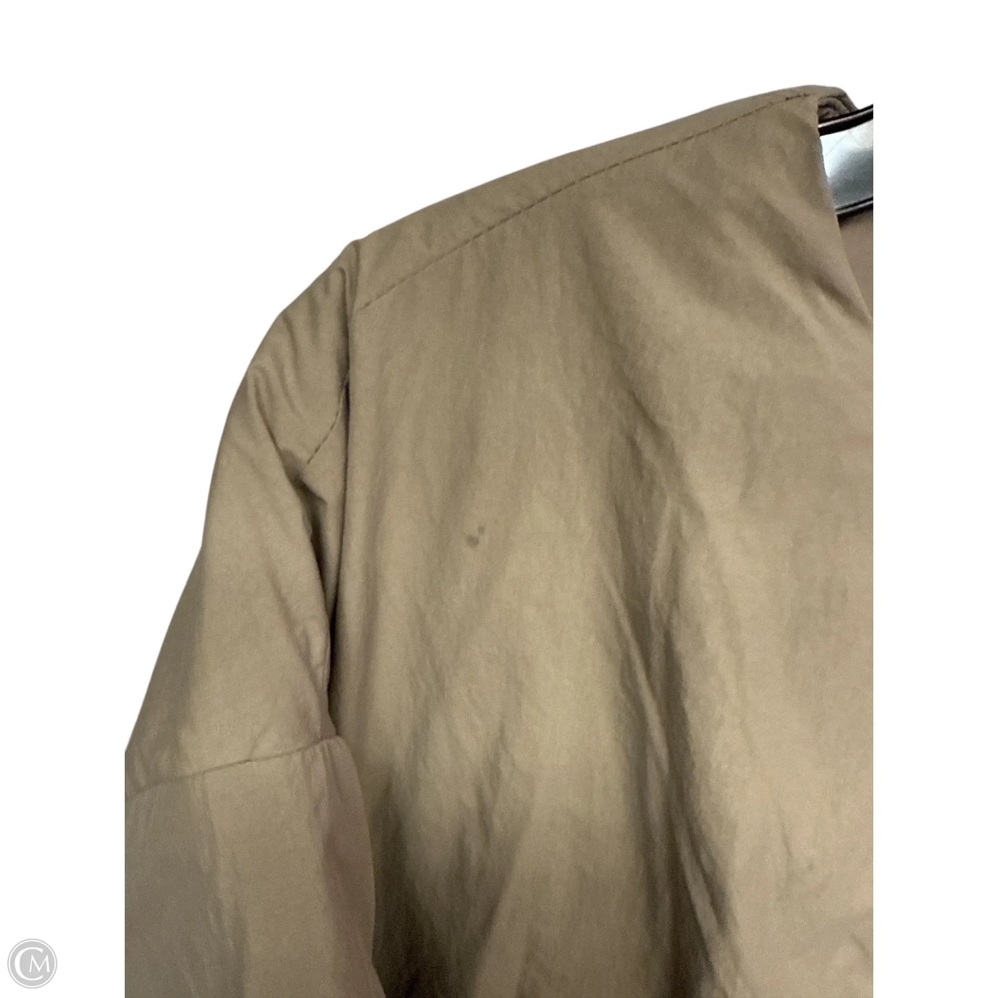 Jacket Puffer & Quilted By Zara In Taupe, Size: M