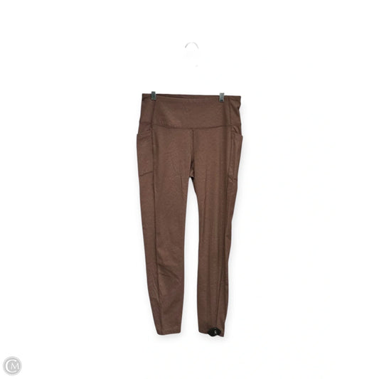 Athletic Leggings By Mondetta In Brown, Size: M