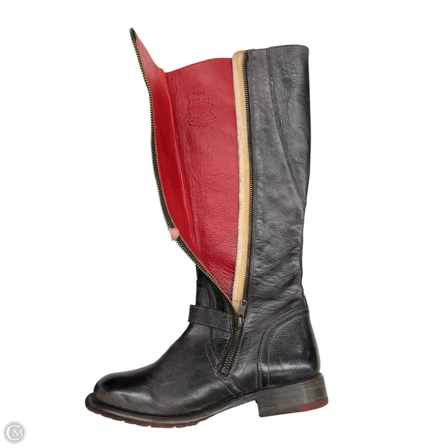 Boots Knee Flats By Bed Stu In Black, Size: 7