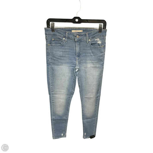 Jeans Skinny By Levis In Blue Denim, Size: 2