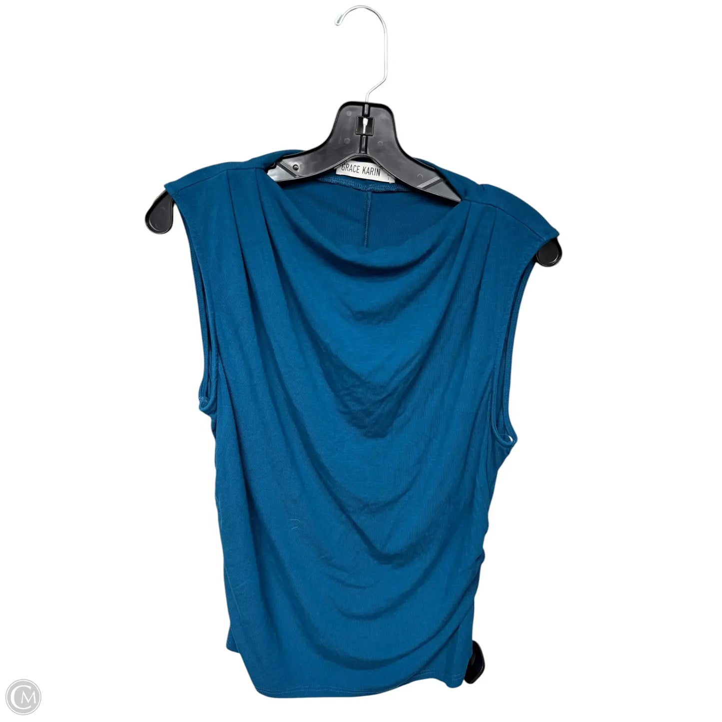 Top Sleeveless By Grace Karin In Teal, Size: Xl