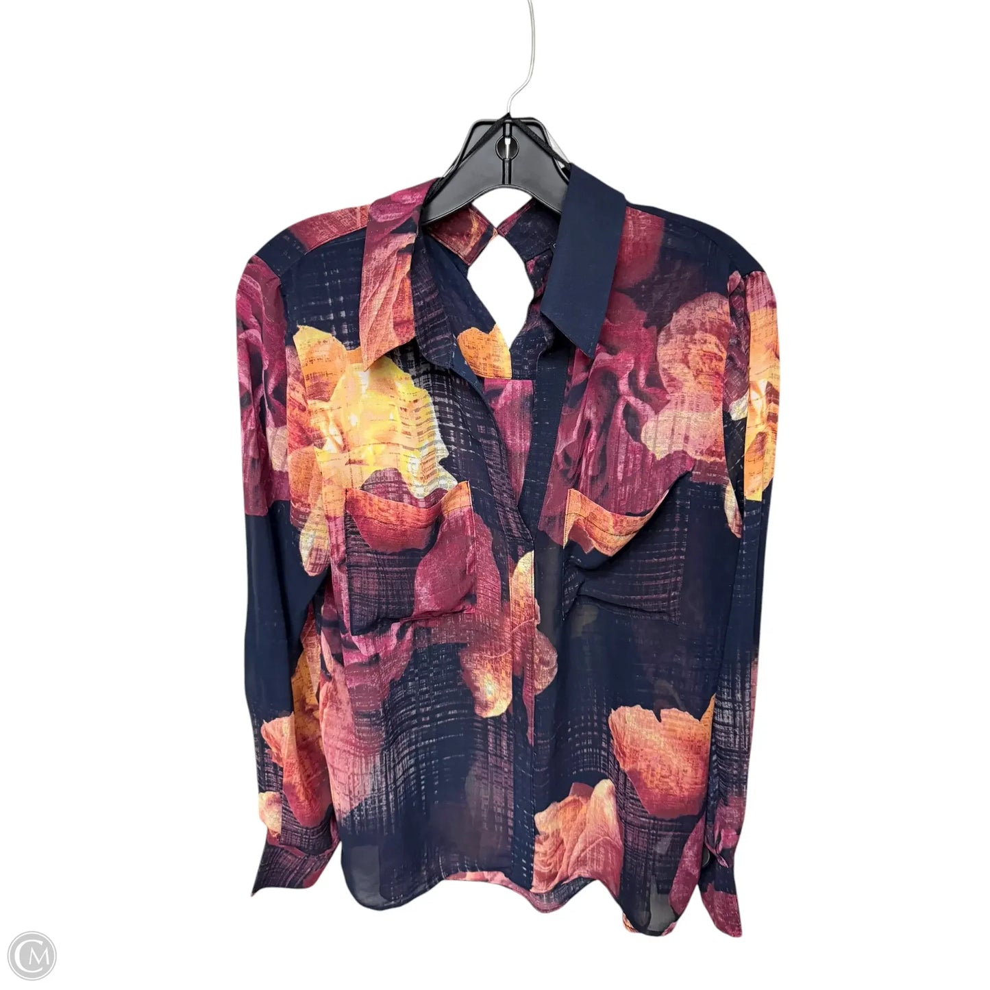 Top Long Sleeve By Robert Rodriguez In Purple, Size: M