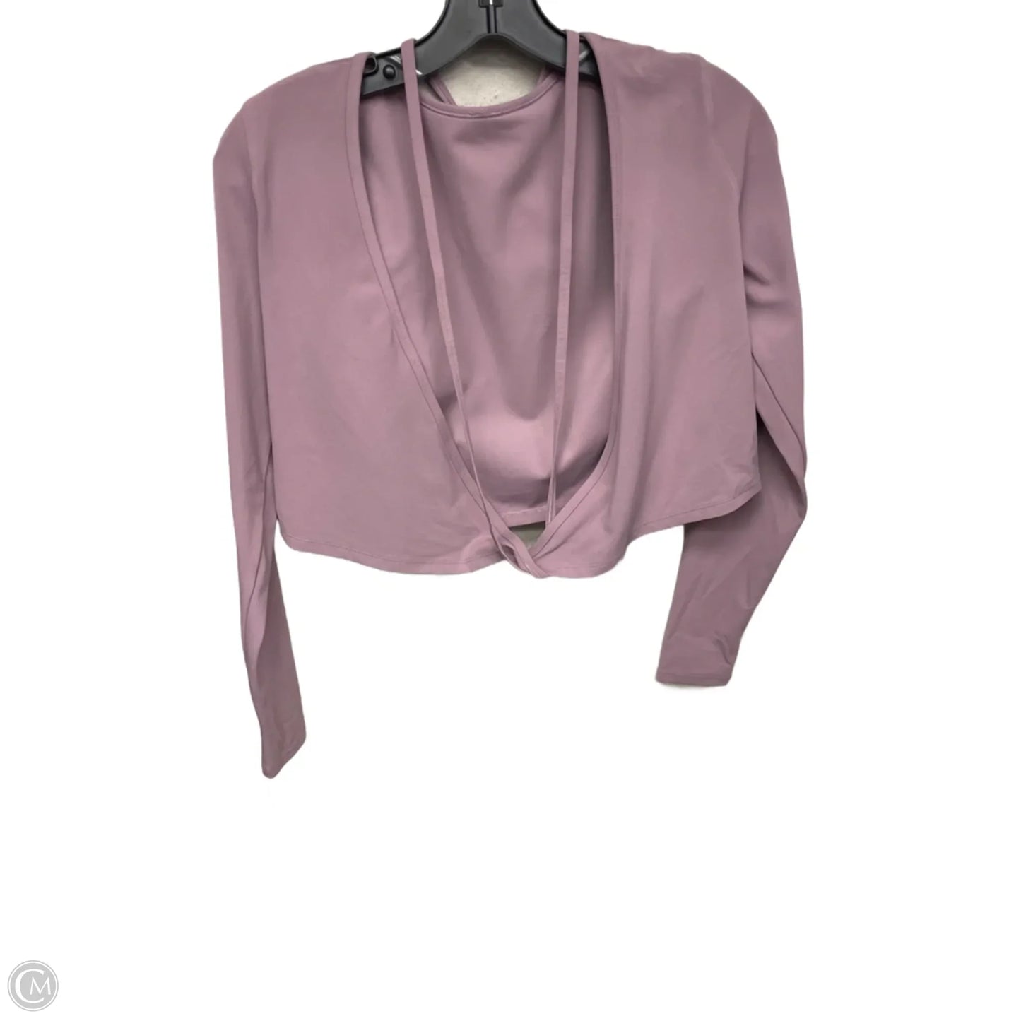 Athletic Top Long Sleeve Crewneck By Lululemon In Purple, Size: Xs