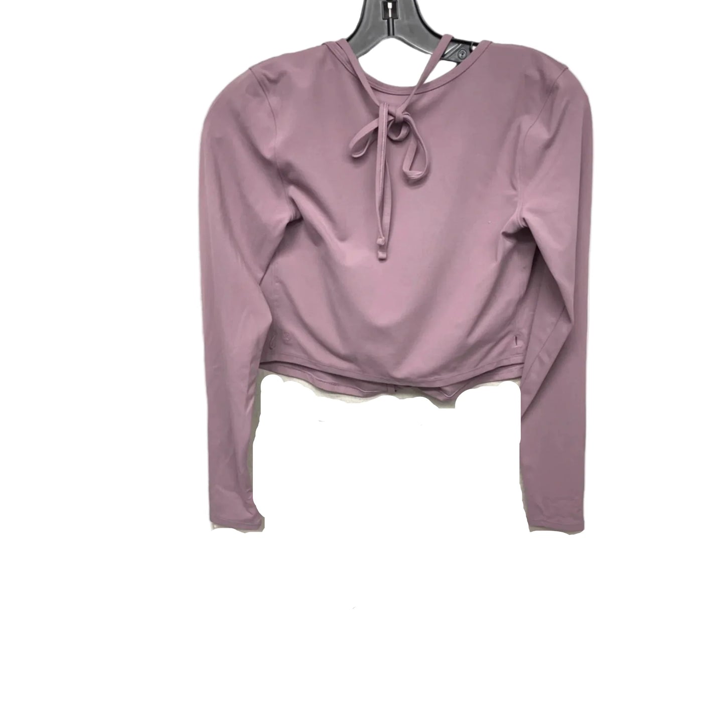 Athletic Top Long Sleeve Crewneck By Lululemon In Purple, Size: Xs