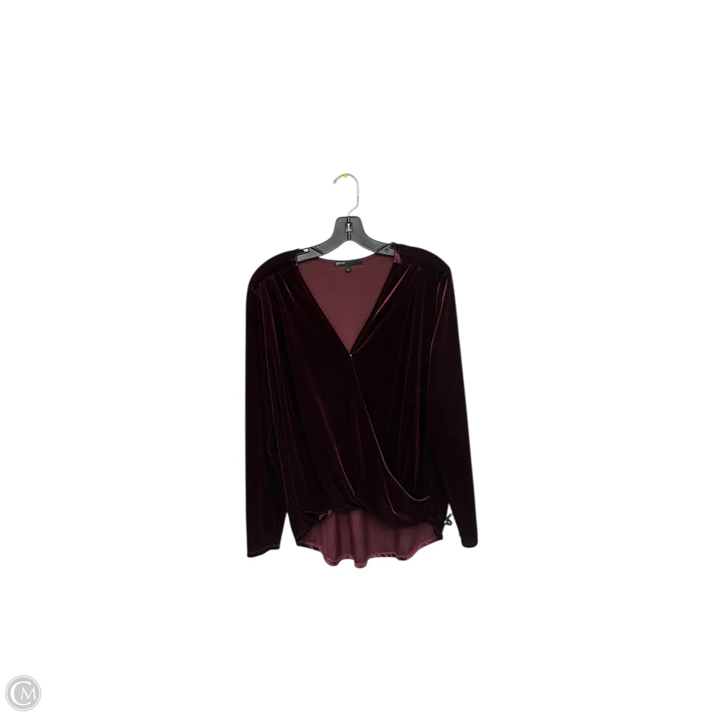 Top Long Sleeve By Gibson In Red, Size: L