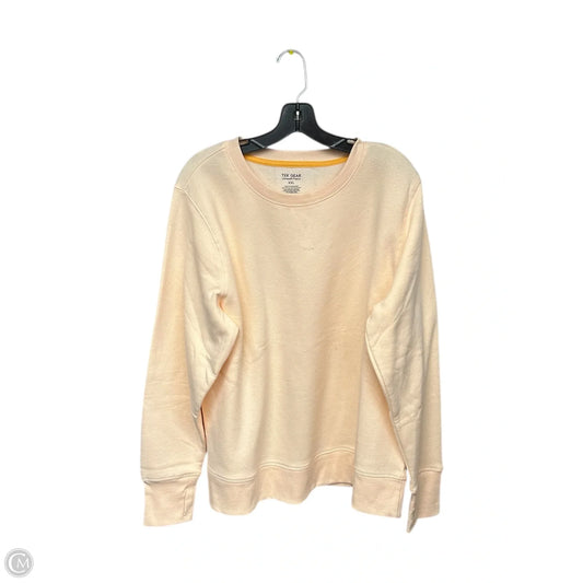 Athletic Sweatshirt Crewneck By Tek Gear In Orange, Size: Xxl