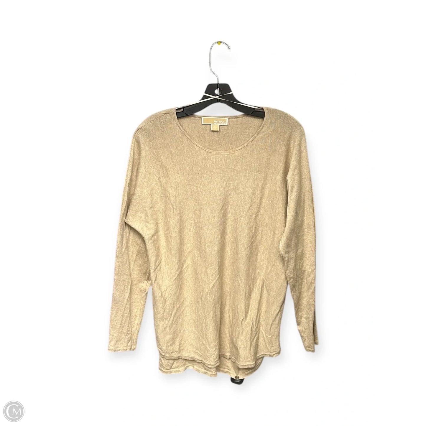 Top Long Sleeve By Michael By Michael Kors In Cream, Size: Xl