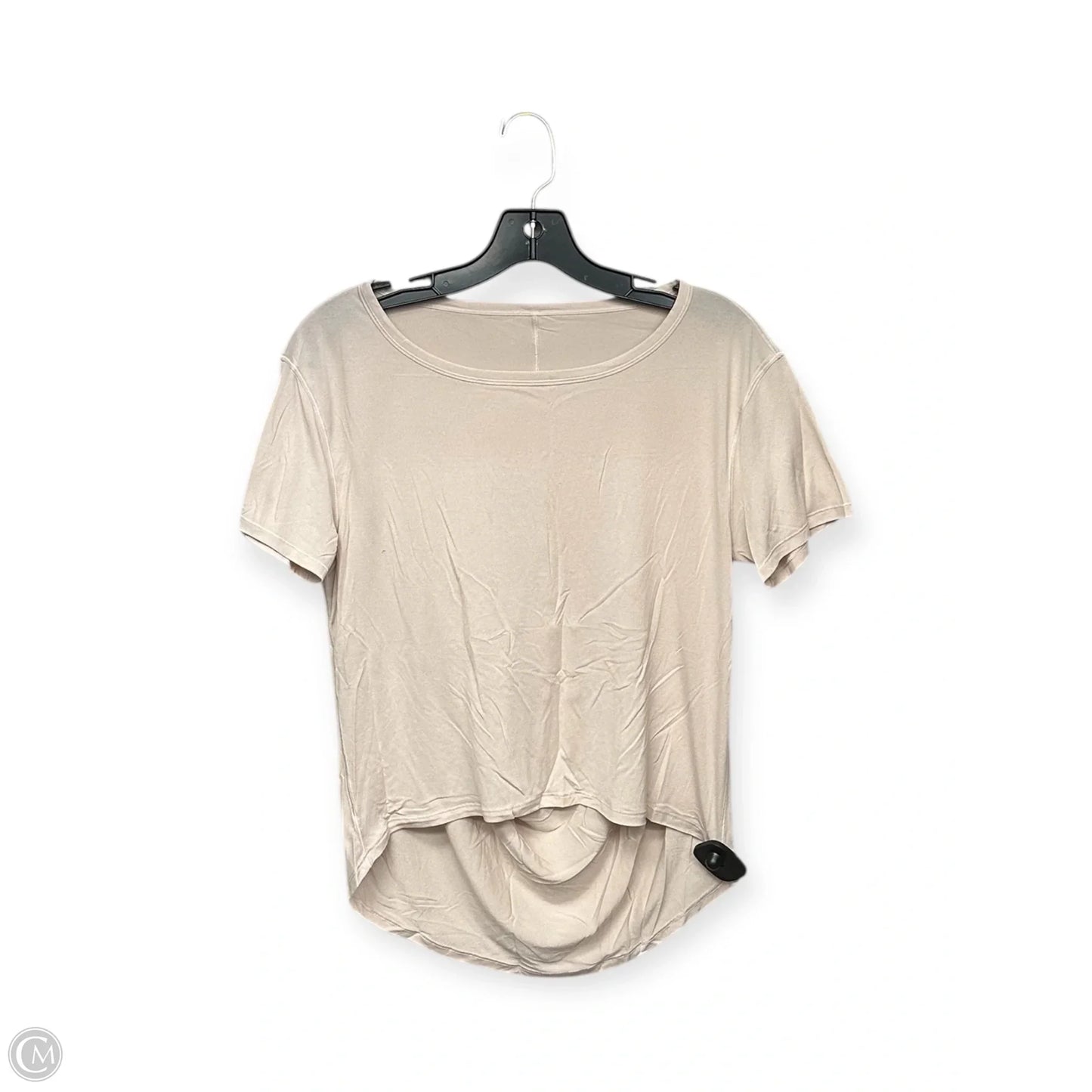 Athletic Top Short Sleeve By Lululemon In Pink, Size: S