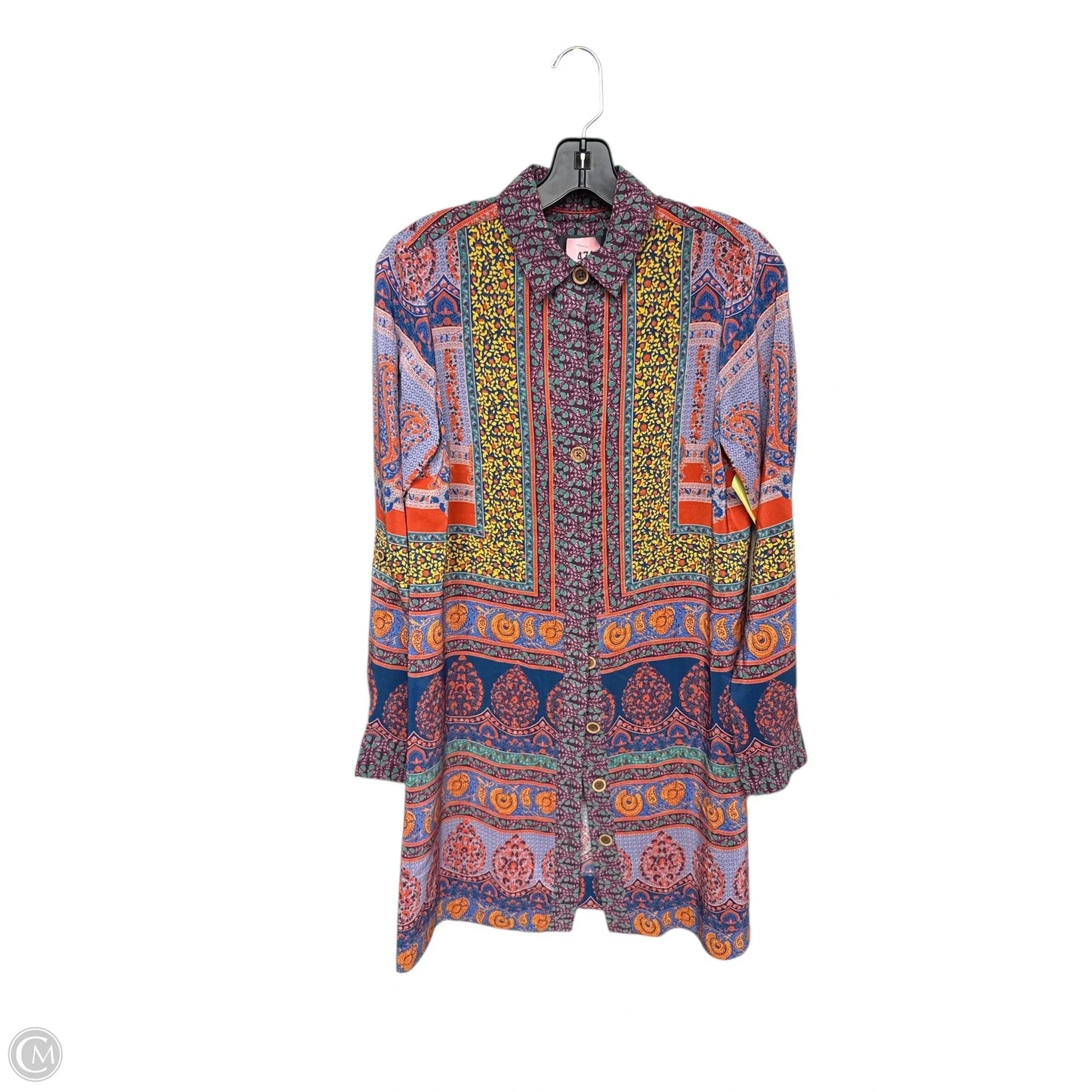 Dress Casual Maxi By Maeve In Purple & Yellow, Size: 4