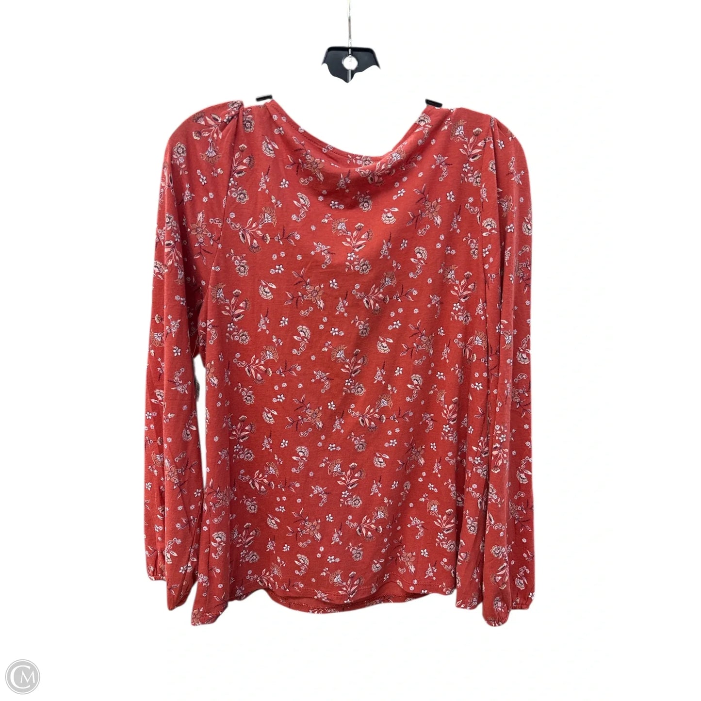 Top Long Sleeve By Lucky Brand In Orange, Size: M