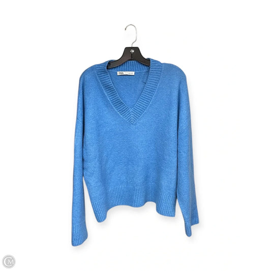 Sweater By Zara In Blue, Size: M