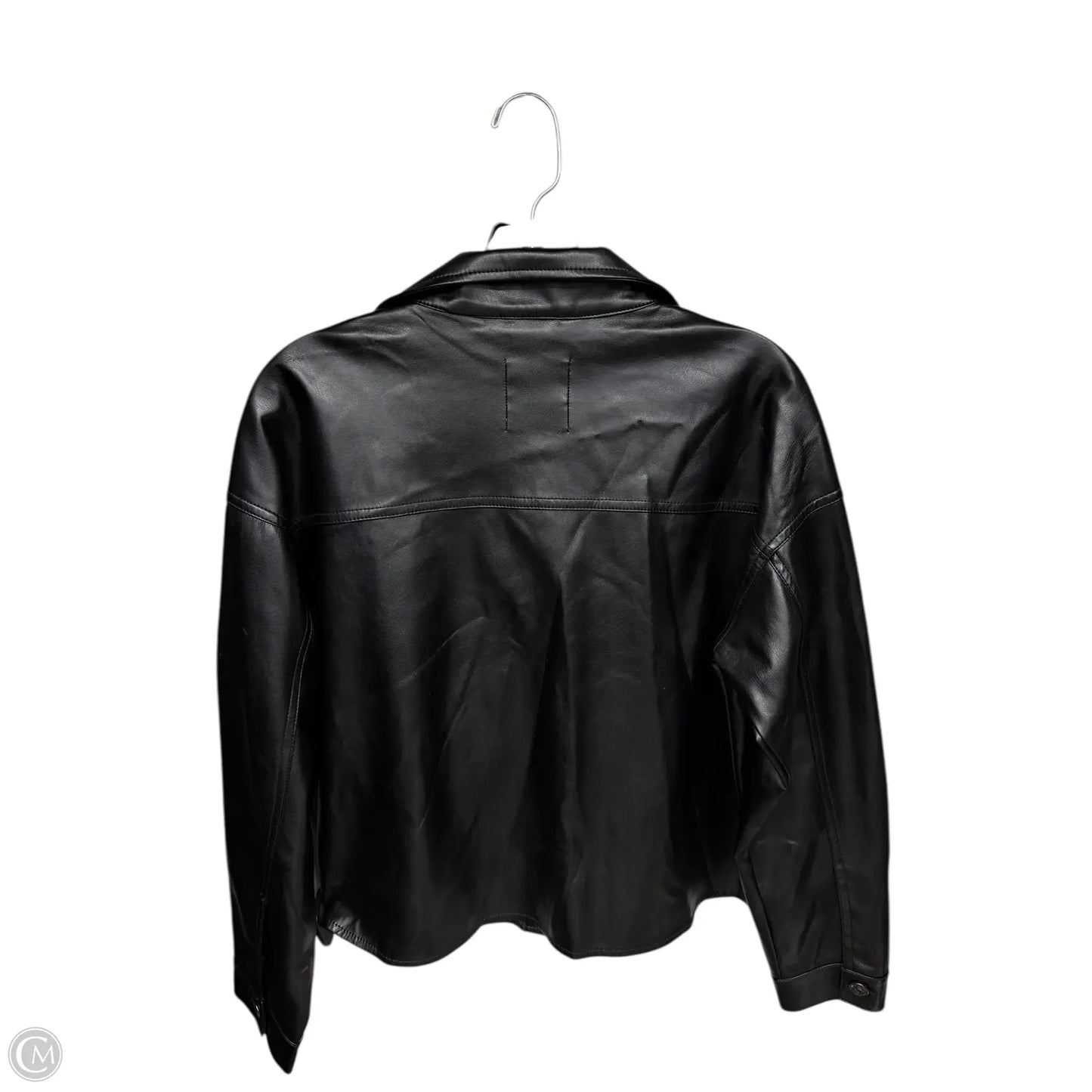 Jacket Shirt By Zara In Black, Size: Xs