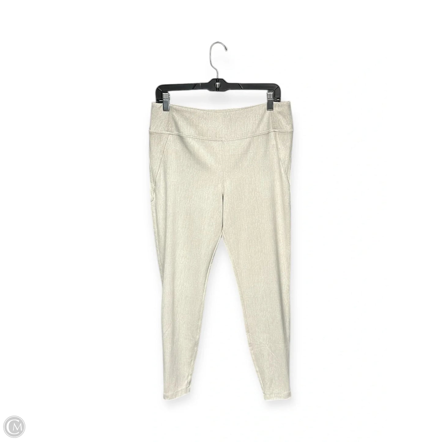 Athletic Leggings By Athleta In Beige, Size: L