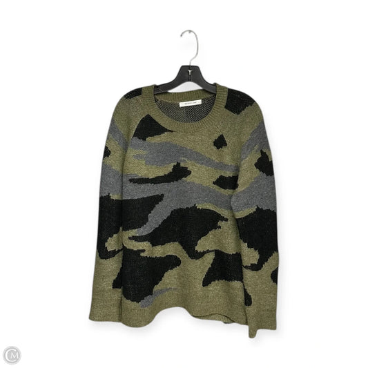 Sweater By Michael Stars In Camouflage Print, Size: S