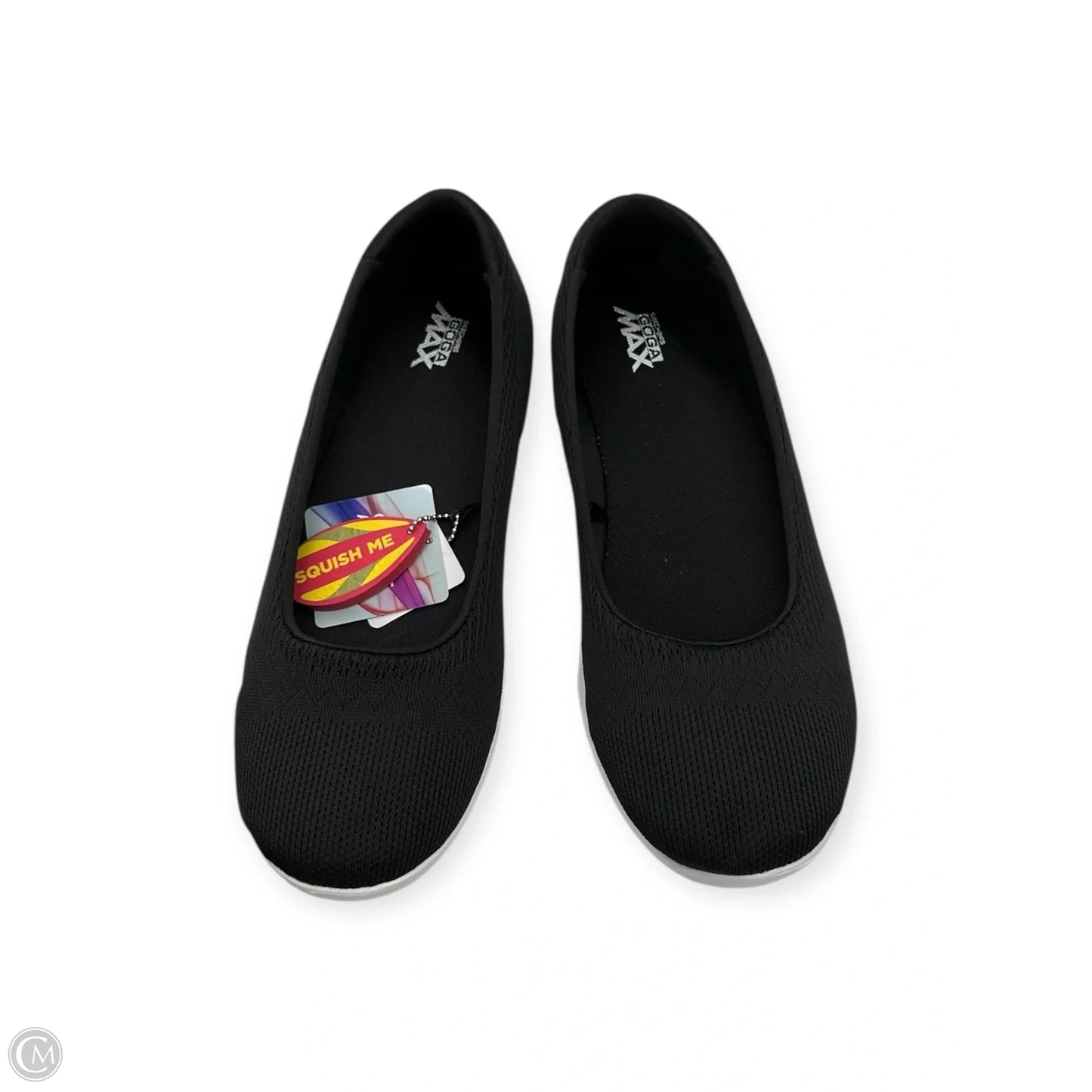 Shoes Flats By Skechers In Black & White, Size: 10