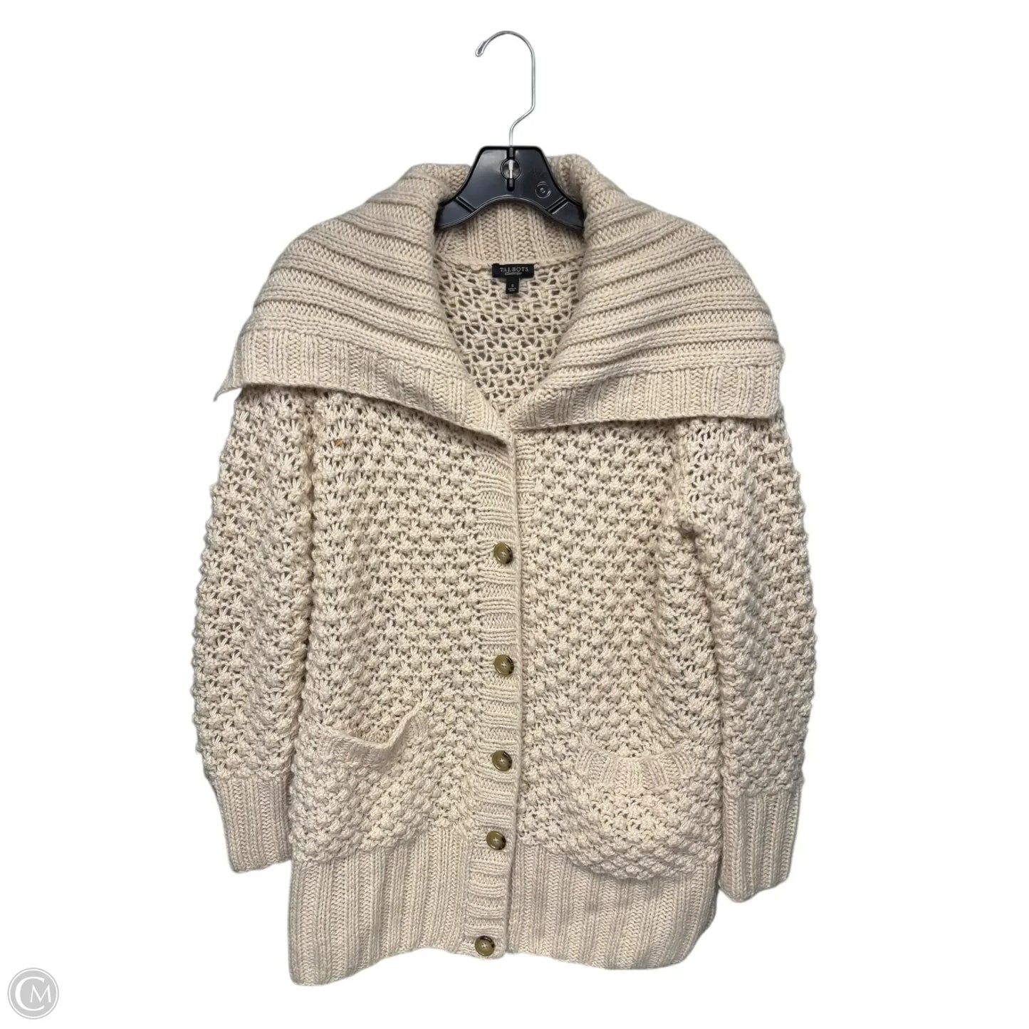Cardigan By Talbots In Tan, Size: S