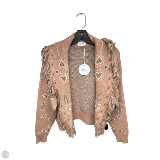 Cardigan By Storia In Tan, Size: S
