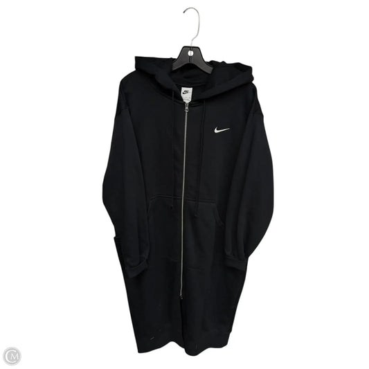 Athletic Sweatshirt Hoodie By Nike Apparel In Black, Size: Xl