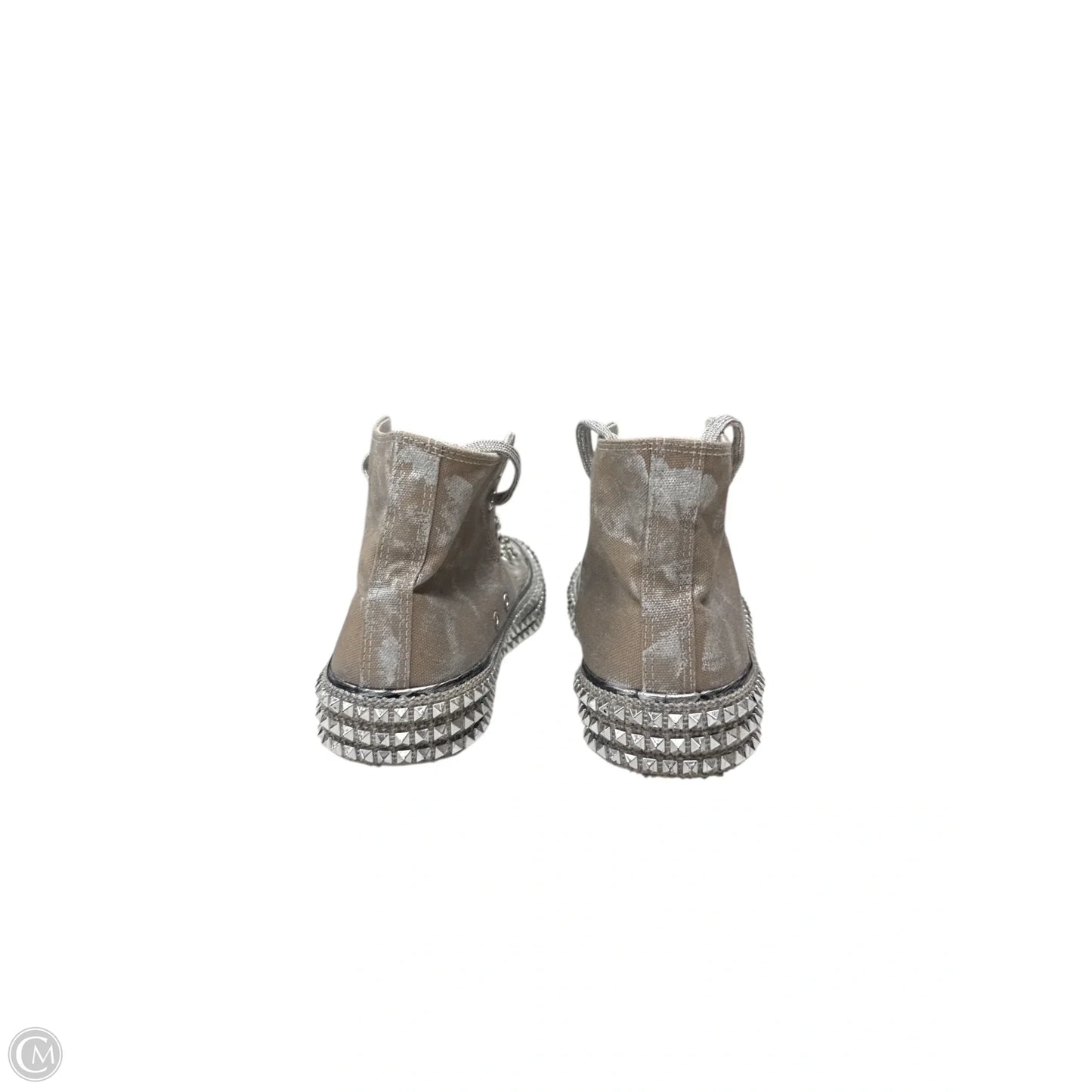 Shoes Sneakers By Nan-Ku In Silver, Size: 39