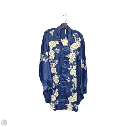 Top Long Sleeve By Free People In Blue, Size: M