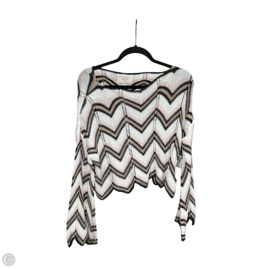 Sweater By Francesca's In Striped Pattern, Size: S