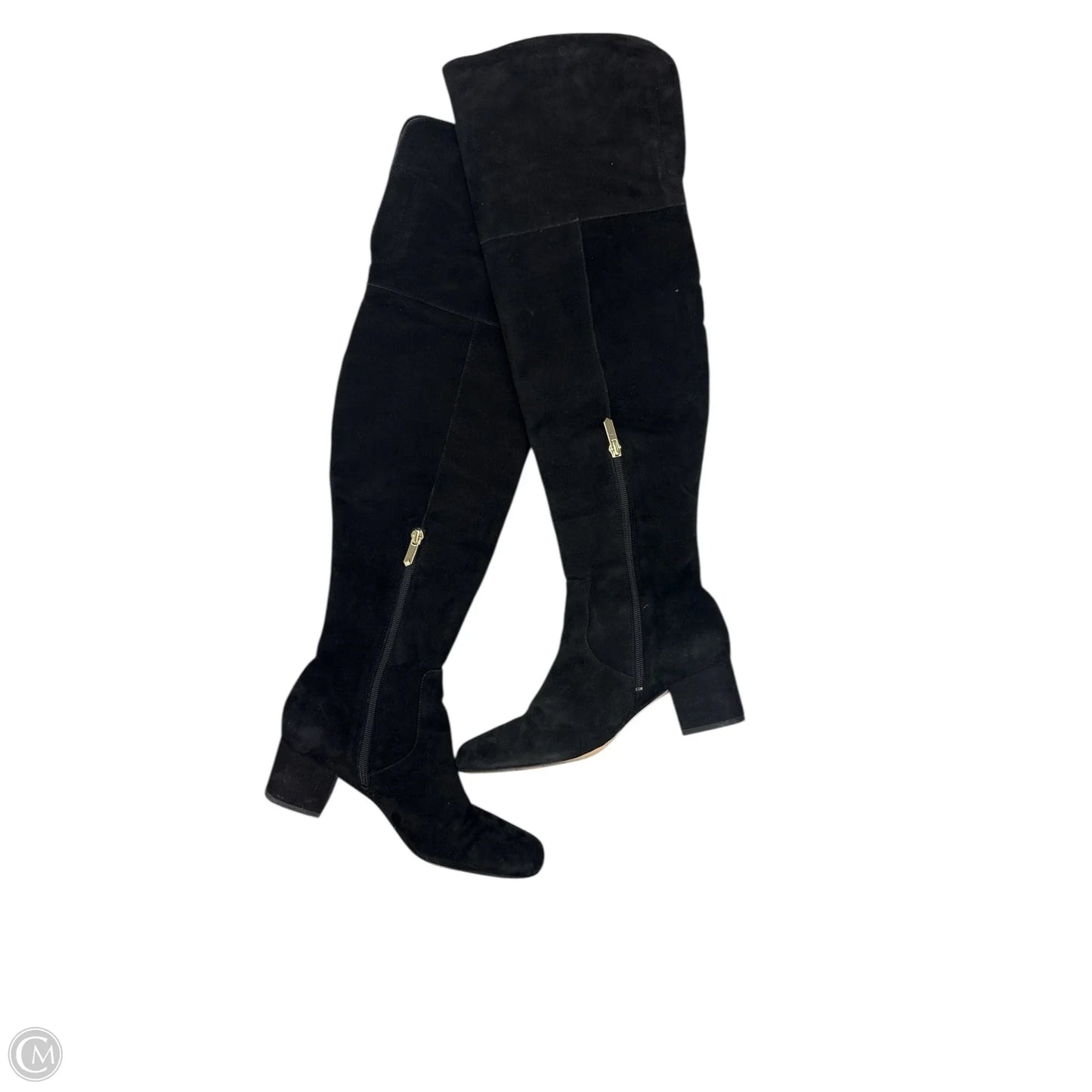 Boots Knee Heels By Sam Edelman In Black, Size: 7.5