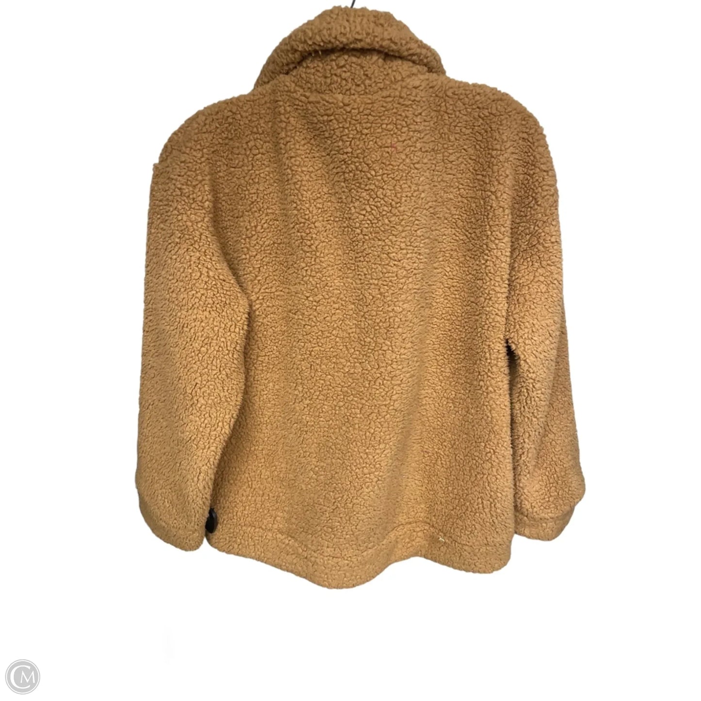 Jacket Faux Fur & Sherpa By Clothes Mentor In Brown, Size: S