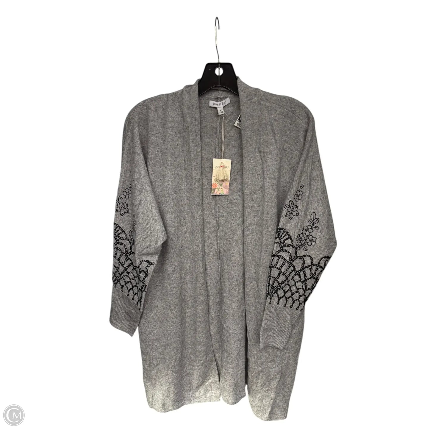 Cardigan By Johnny Was In Grey, Size: M